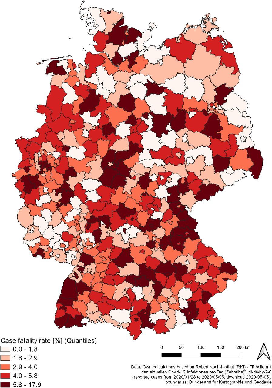 Flatten The Curve Modeling Sars Cov 2 Covid 19 Growth In Germany At The County Level Medrxiv