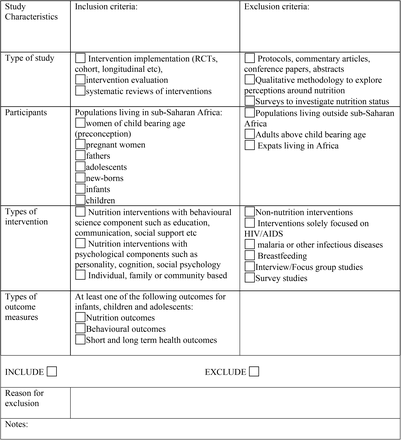 Appendix B