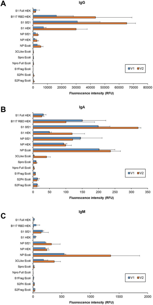 Competition between Serum IgG, IgM, and IgA Anti-Glycan Antibodies